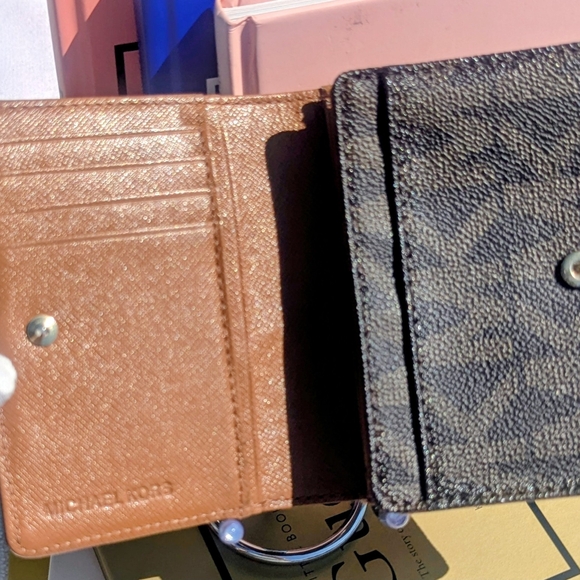 MICHAEL Michael Kors Jet Set Wallet Dark Brown & Beige - Picture 5 of 9